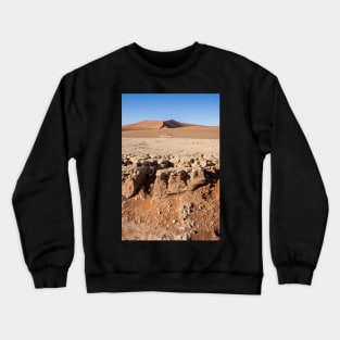 Cracked orange sand. Crewneck Sweatshirt